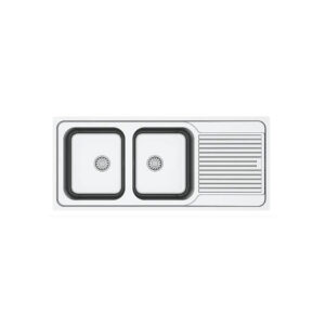 AS 110 INSET SERIE DOUBLE BOWL 1160X500mm+ GRID