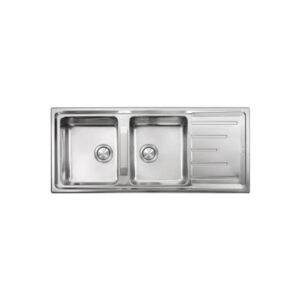 CM Brando Double Bowl Sink with Drainer - 815107RCSSP