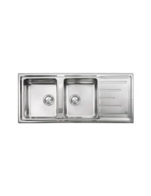CM Brando Double Bowl Sink with Drainer - 815107RCSSP