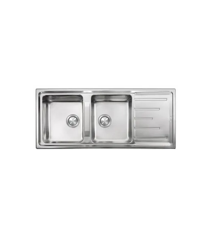 CM Brando Double Bowl Sink with Drainer - 815107RCSSP