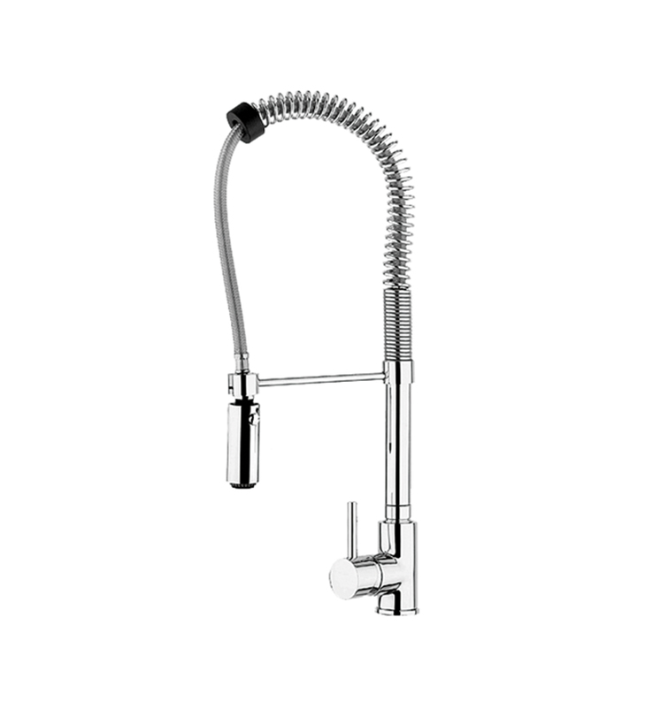 CM CLARK Sink Mixer with Molton Hose & Dual Jet Shower - 9105MISCCRM