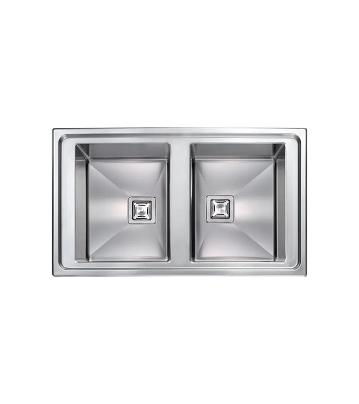 CM Lavelli Vesta Double Bowl Sink - 010804.X2.01.2033