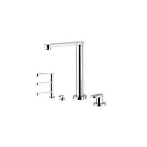 CM Smart Flat Lever Spandrel Cane Mixer Tap with Remote Control - 230MISCCRM