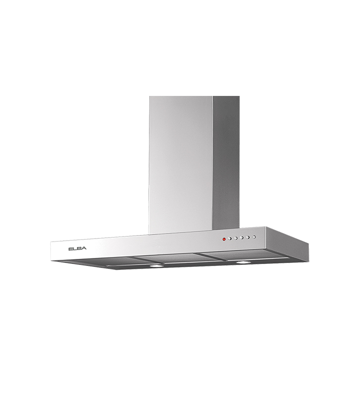 Elba Chimney Hood In Stainless Steel - ECH 1266 X