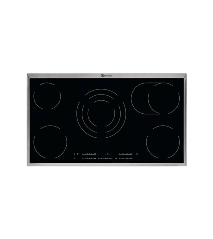 Electrolux 90 cm Built-In Ceramic Gas Hob With 5-burners – EHF9557XOK