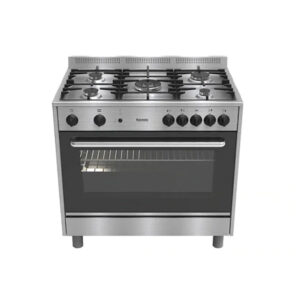 IGNIS 90 cm 5-Burner Gas Cooker with Large Gas Oven - FST965CS
