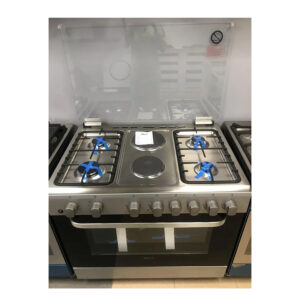IGNIS 90 cm Gas-Electric Cooker (4 Gas Burners + 2 Electric Hotplates, Gas Oven) - FST9642S