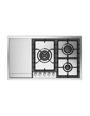 ILVE HCPT95FD 90cm Wide 4 Burner Gas Hob - Stainless Steel