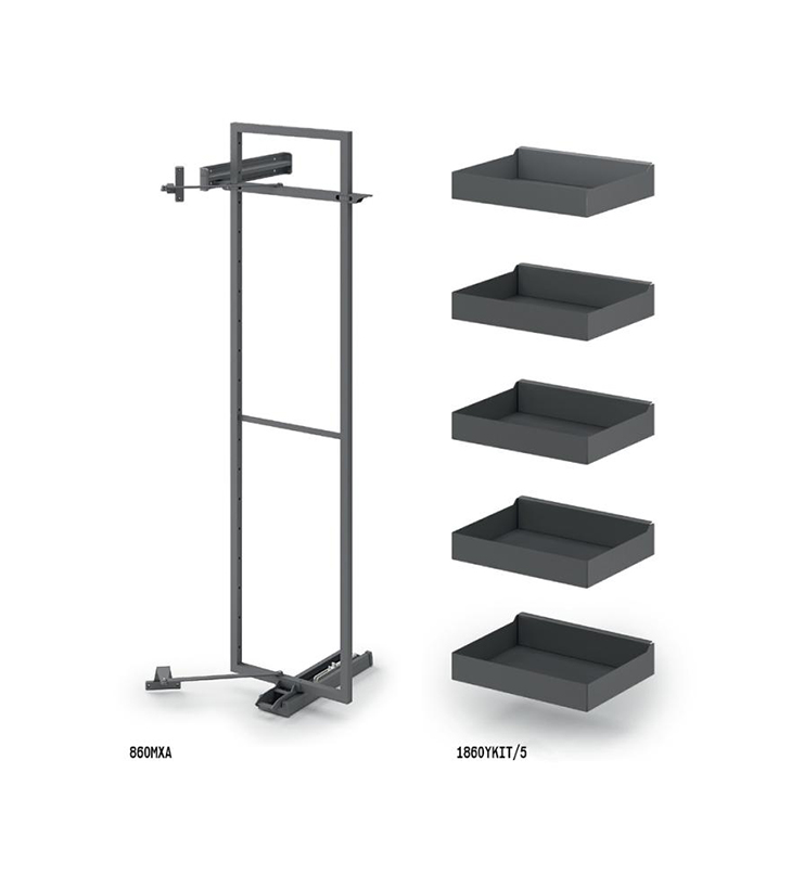 Inoxa Maxima - Reversible Pantry Unit - 860XAY - Image 2