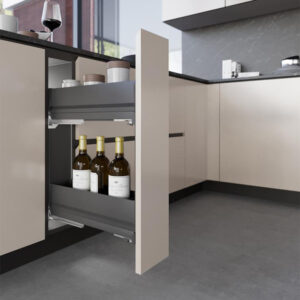 Inoxa Two Shelves Extractable Basket - 7104KKY/15PAR