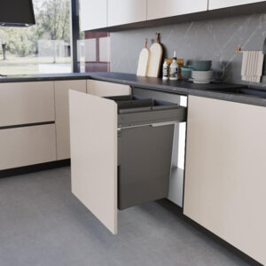 Inoxa Waste Bin, Two Baskets - 97LX/60-2SC