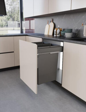 Inoxa Waste Bin, Two Baskets - 97LX/60-2SC