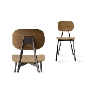 POINTHOUSE TATA CHAIR - WOODEN BROWN