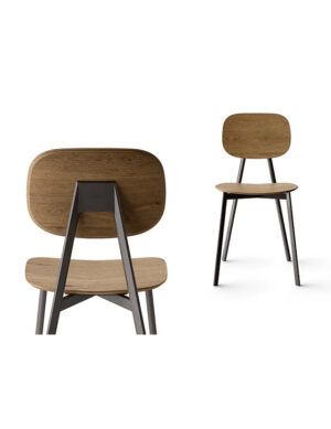 POINTHOUSE TATA CHAIR - WOODEN BROWN
